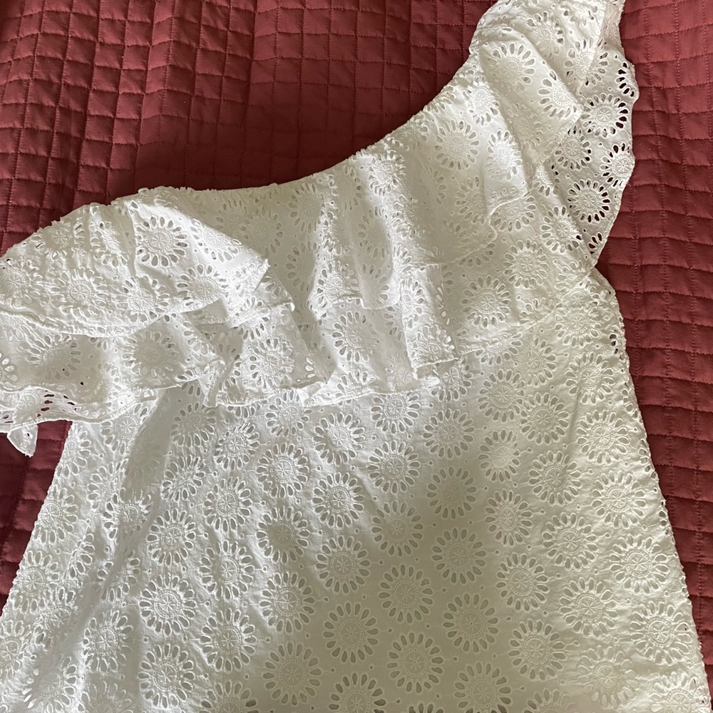 Lilly Pulitzer White Eyelet Top